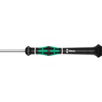 Wera kraftform 12sb1 micro-schroevendraaierset (zwart groen, voor elektrische apparaten)
