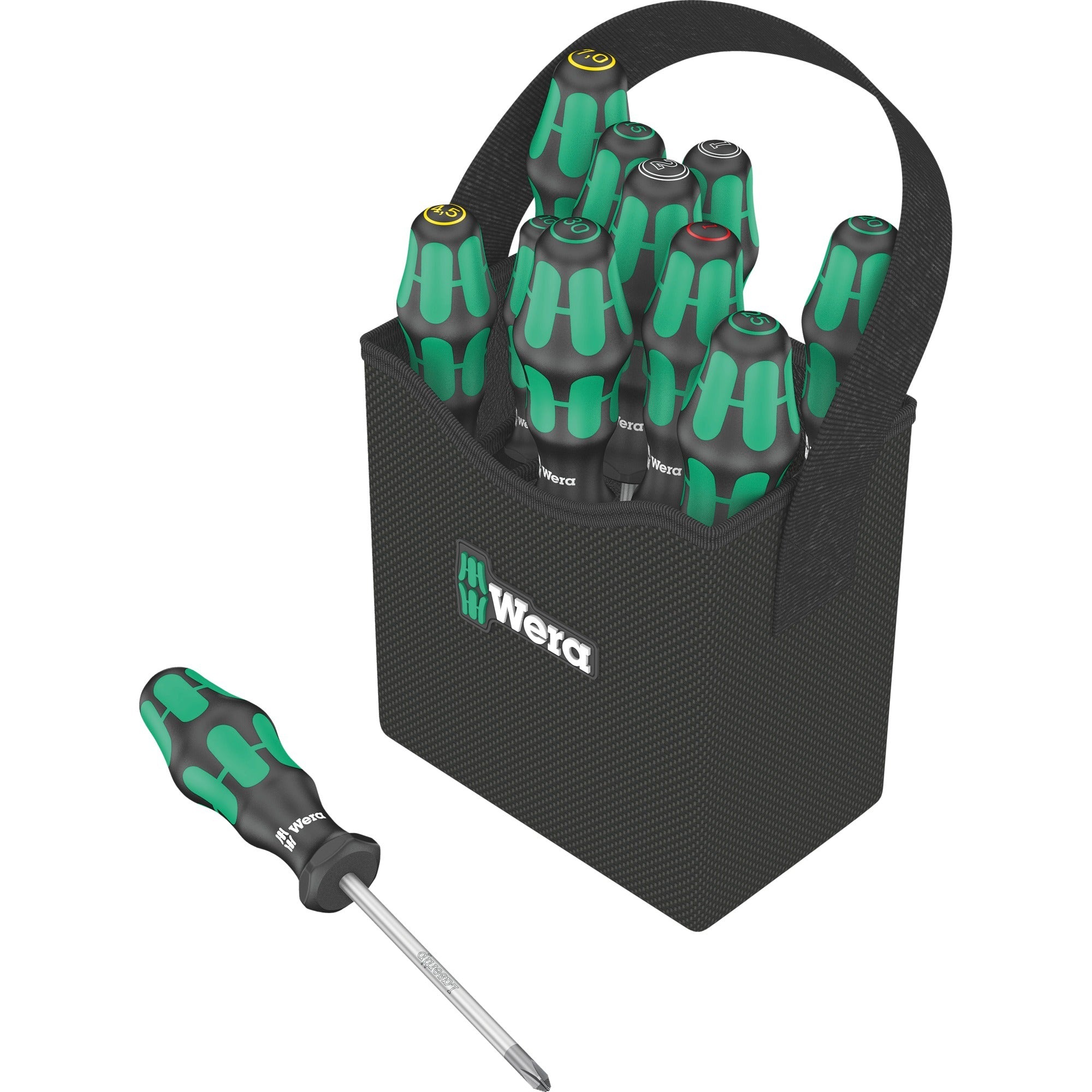 Wera kraftform 2go 300 schroevendraaier (zwart groen)