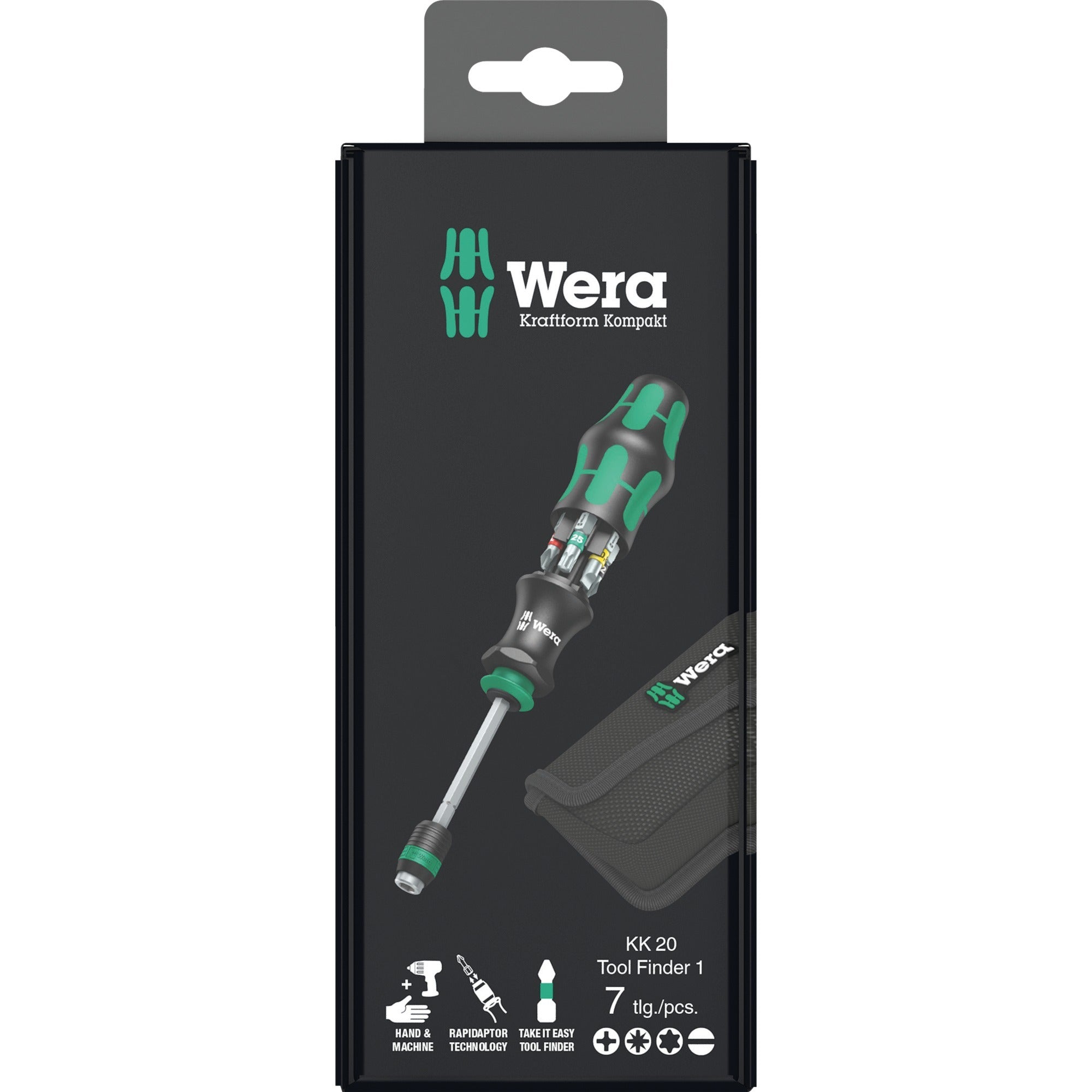 Wera kraftform kompakt 20 tool finder 1 bitset
