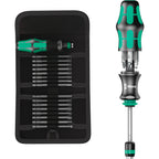 Wera kraftform kompakt 26 met etui, 7‑delig bitset (zwart groen)