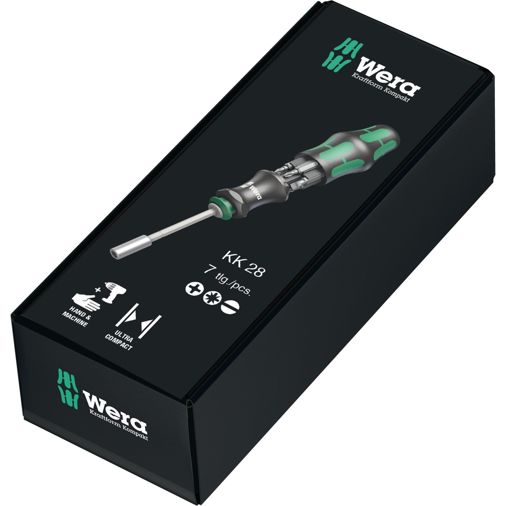 Wera kraftform kompakt 28 sb bitset (8-delig)