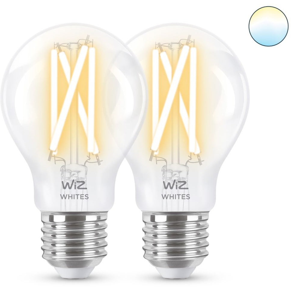 WiZ Filament doorzichtig A60 E27 x2