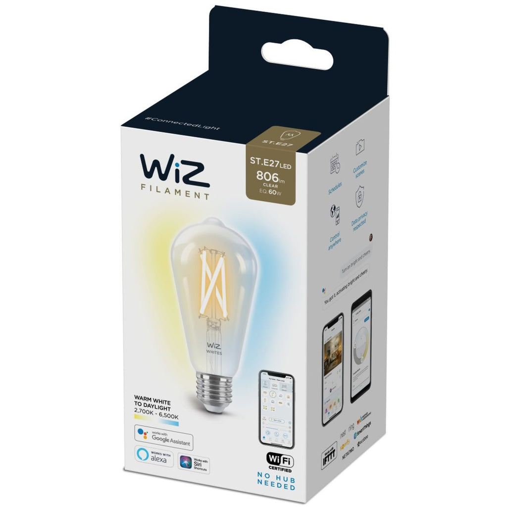 WiZ Filament doorzichtig ST64 E27