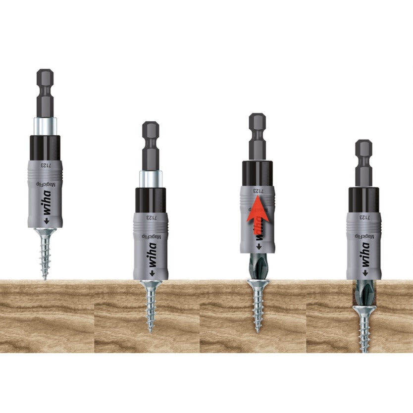 Wiha bithouder magicflip force magnetisch 1 4 adapter