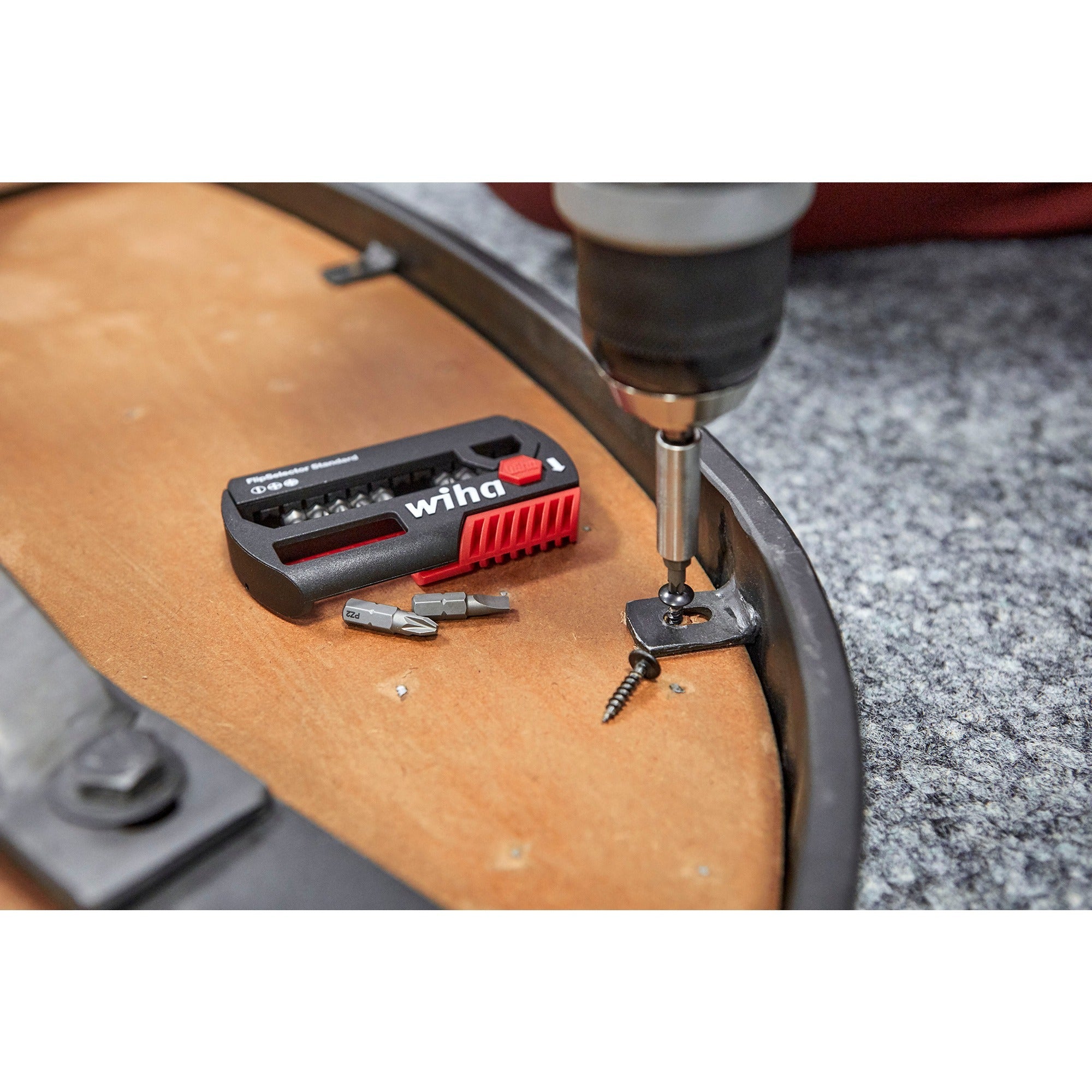 Wiha bitset flipselector standard 25 mm (zwart rood, torx® 13-delig 1 4 c6,3 met riemclip)