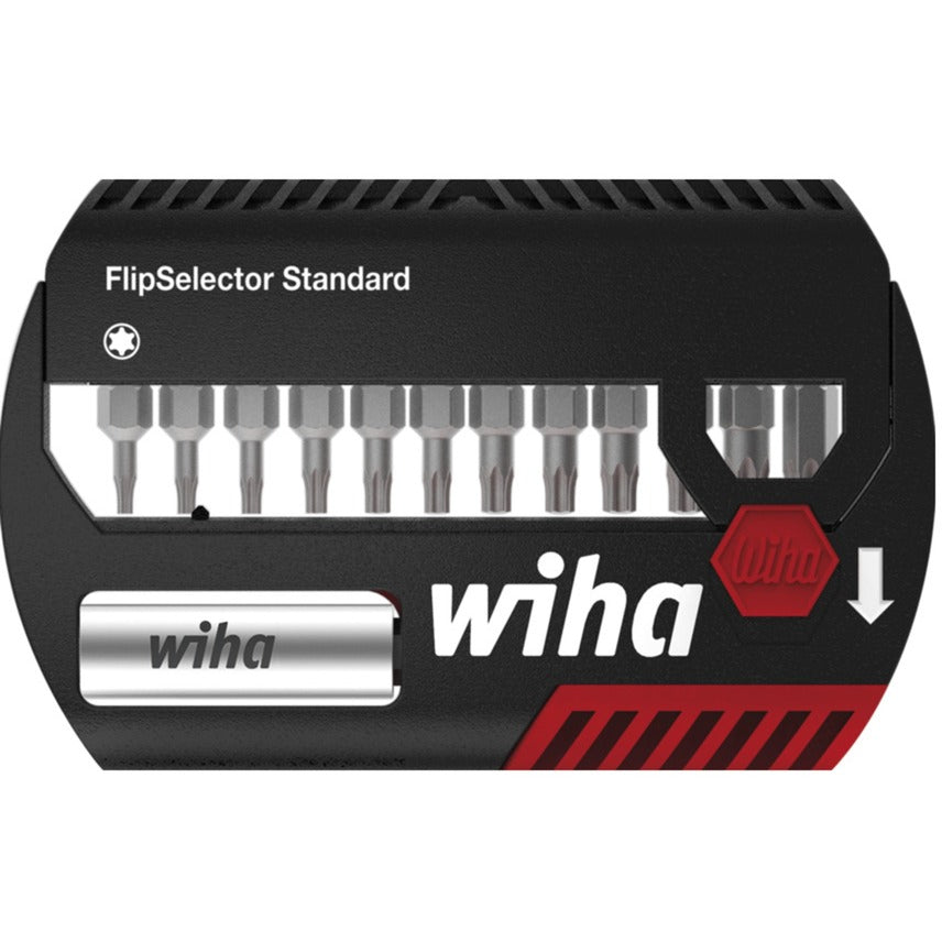Wiha bitset flipselector standard 25 mm torx® 14-delig 1 4 c6,3 - 39124 - 39124