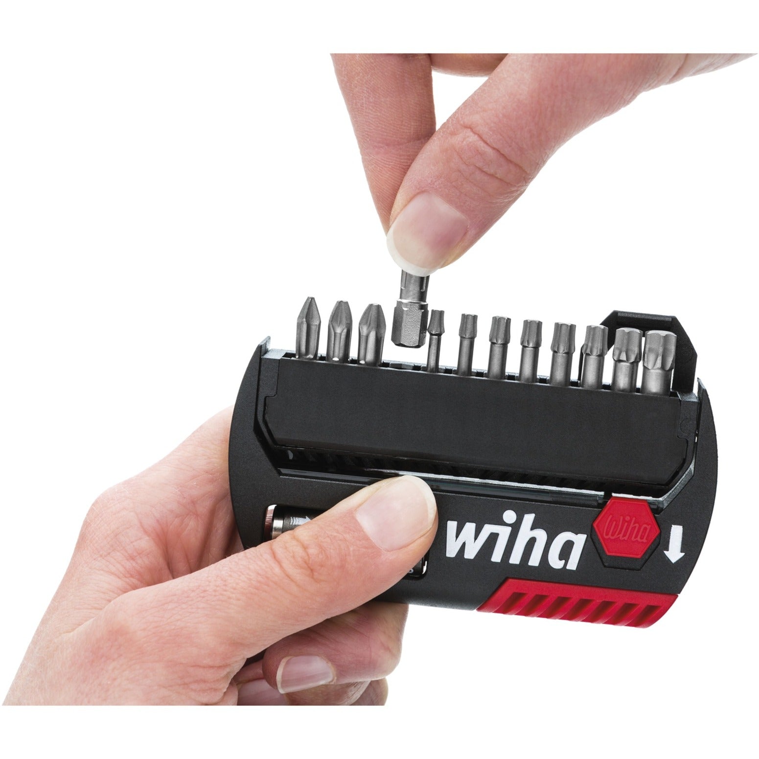 Wiha bitset flipselector standard 25 mm torx® 14-delig 1 4 c6,3 - 39124 - 39124