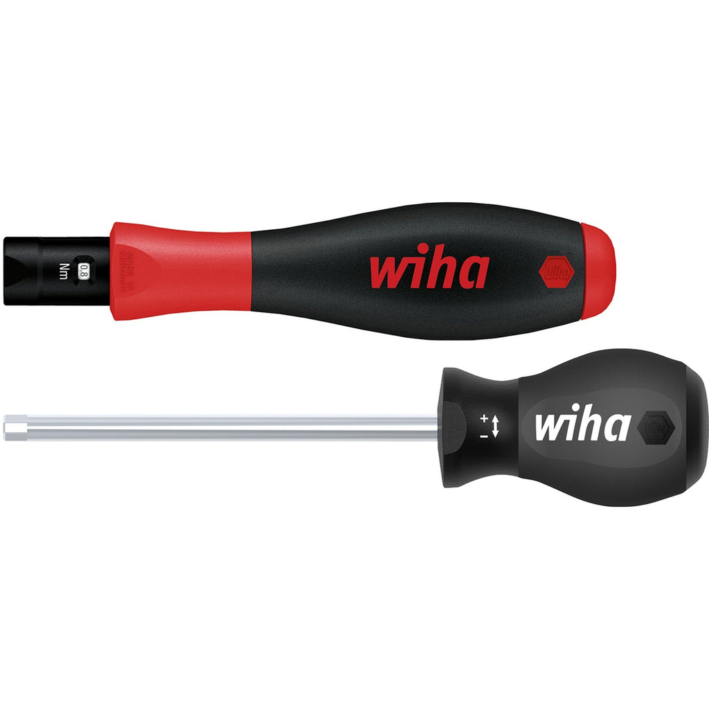 Wiha momentschroevendraaier torquevario-s (zwart rood, 2-delig, 0,8 - 5 nm)