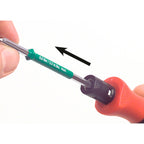 Wiha momentschroevendraaier torquevario-s (zwart rood, 2 - 7 nm)