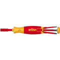 Wiha schroevendraaier met bitmagazijn liftup electric (rood geel, incl. 6 slimbits)