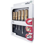 Wiha schroevendraaierset set (bruin, 6-delig)