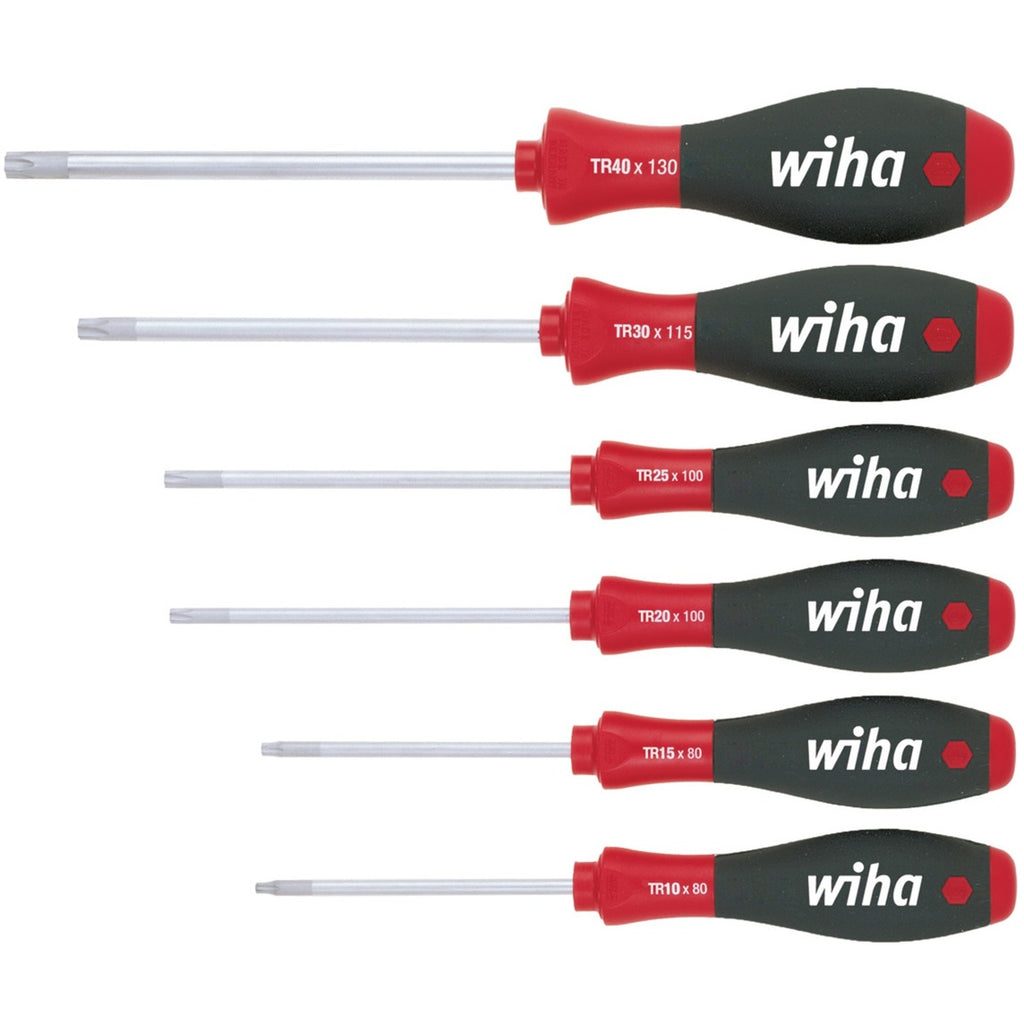 Wiha schroevendraaierset | 7-delig torx® | meercomponentengrepen | ronde kling | 1 stuk - 01299 - 01299