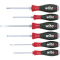 Wiha schroevendraaierset 530hk6 | 6-delig sleuf ph | meercomponentengrepen | 6-kant-mes aanzet | 1 stuk - 21250