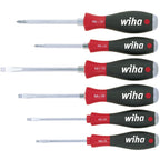 Wiha schroevendraaierset 530hk6 | 6-delig sleuf ph | meercomponentengrepen | 6-kant-mes aanzet | 1 stuk - 21250