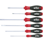 Wiha schroevendraaierset 302hk6so | 6-delig sleuf ph | meercomponentengrepen | ronde kling | 1 stuk - 07152 - 07152