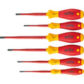 Wiha schroevendraaierset softfinish electric slimfix (rood geel, 6-delig)