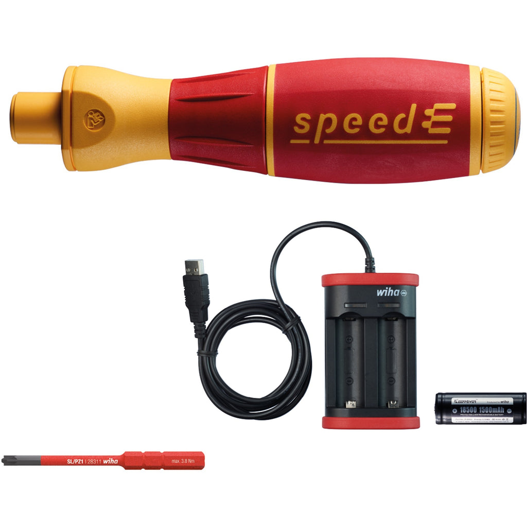 Wiha Wiha E-schroevendraaier startset speedE I electric. 4-d