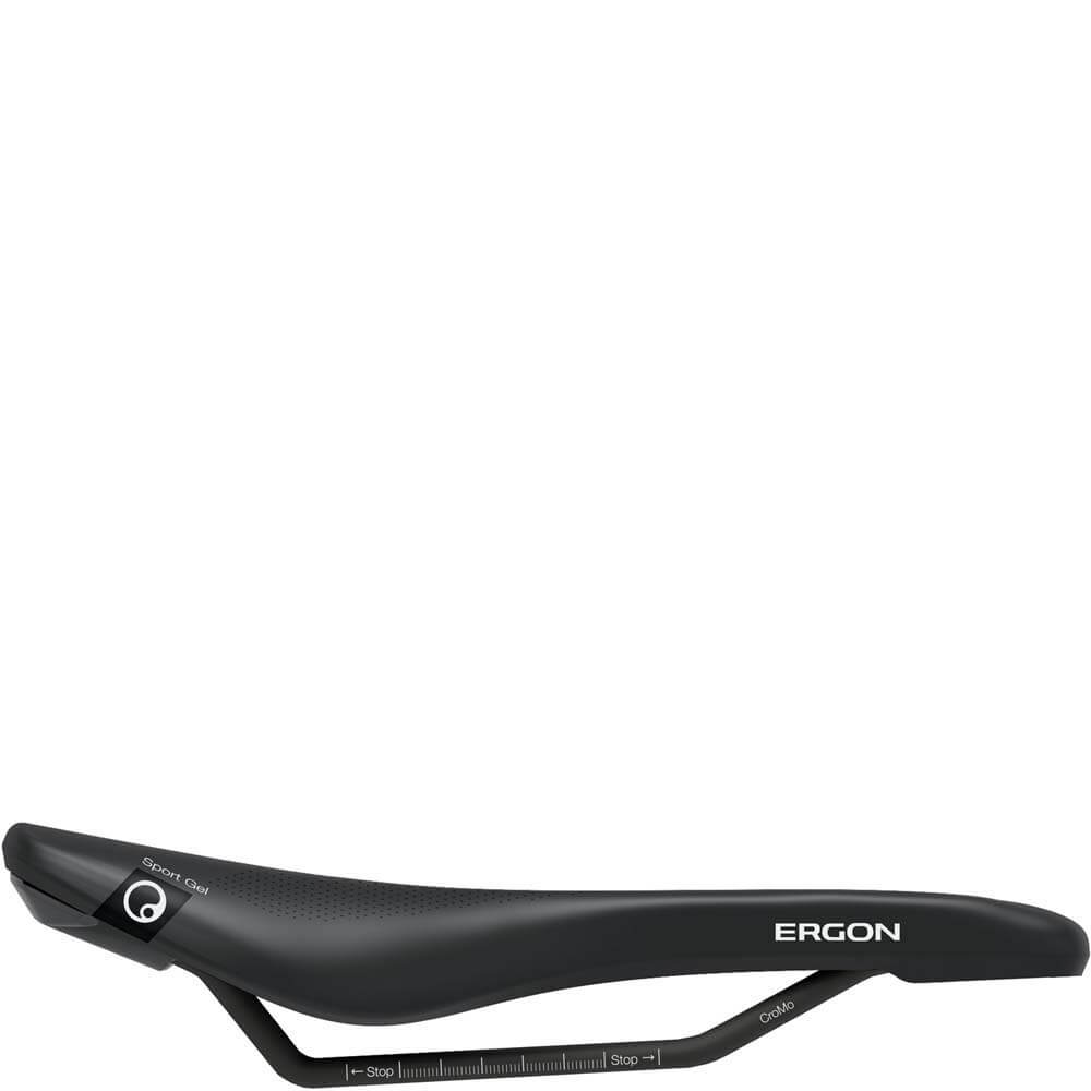 Ergon zadel SR Sport gel dames S M zwart