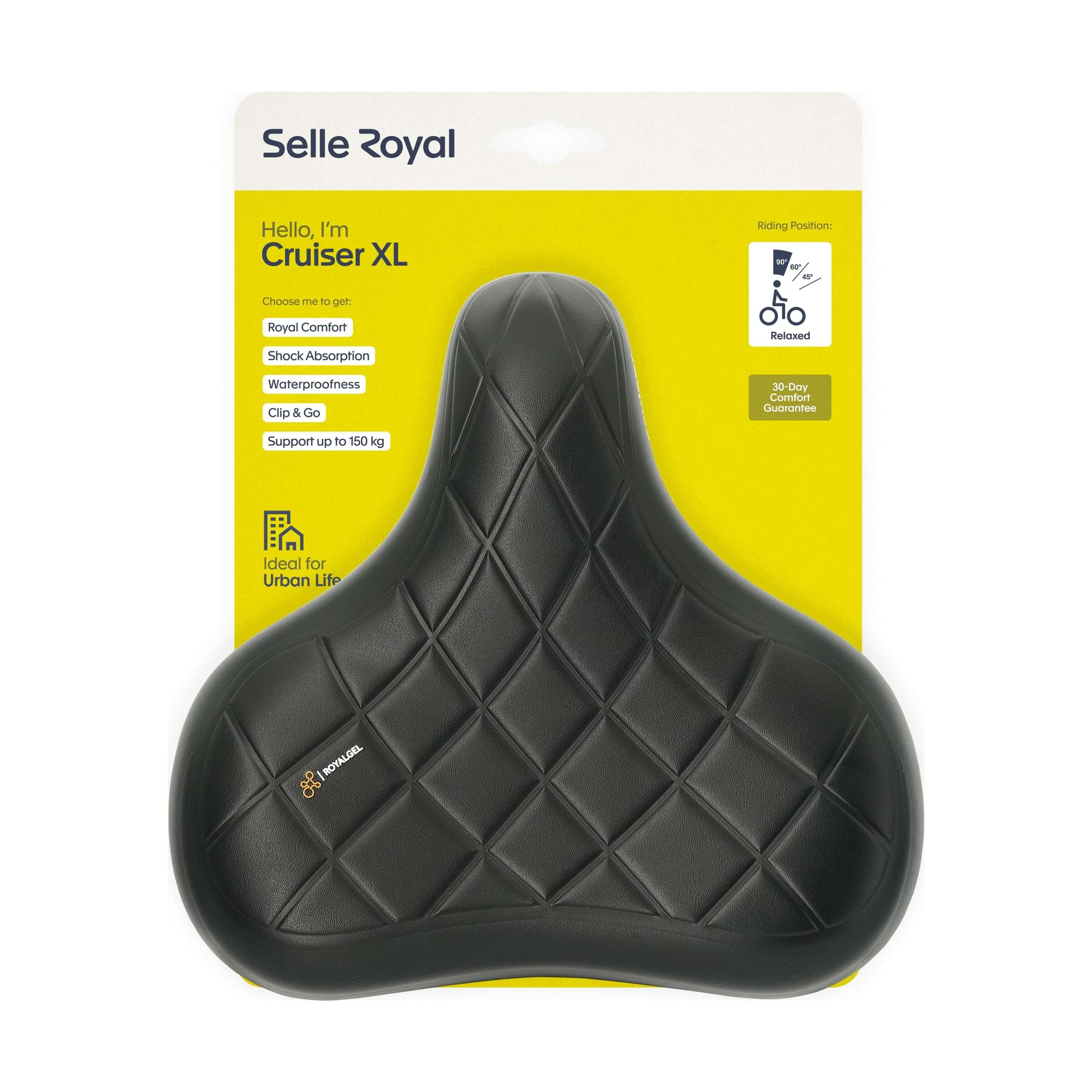 Selle royal selle zadel cruiser relaxed xl zwart