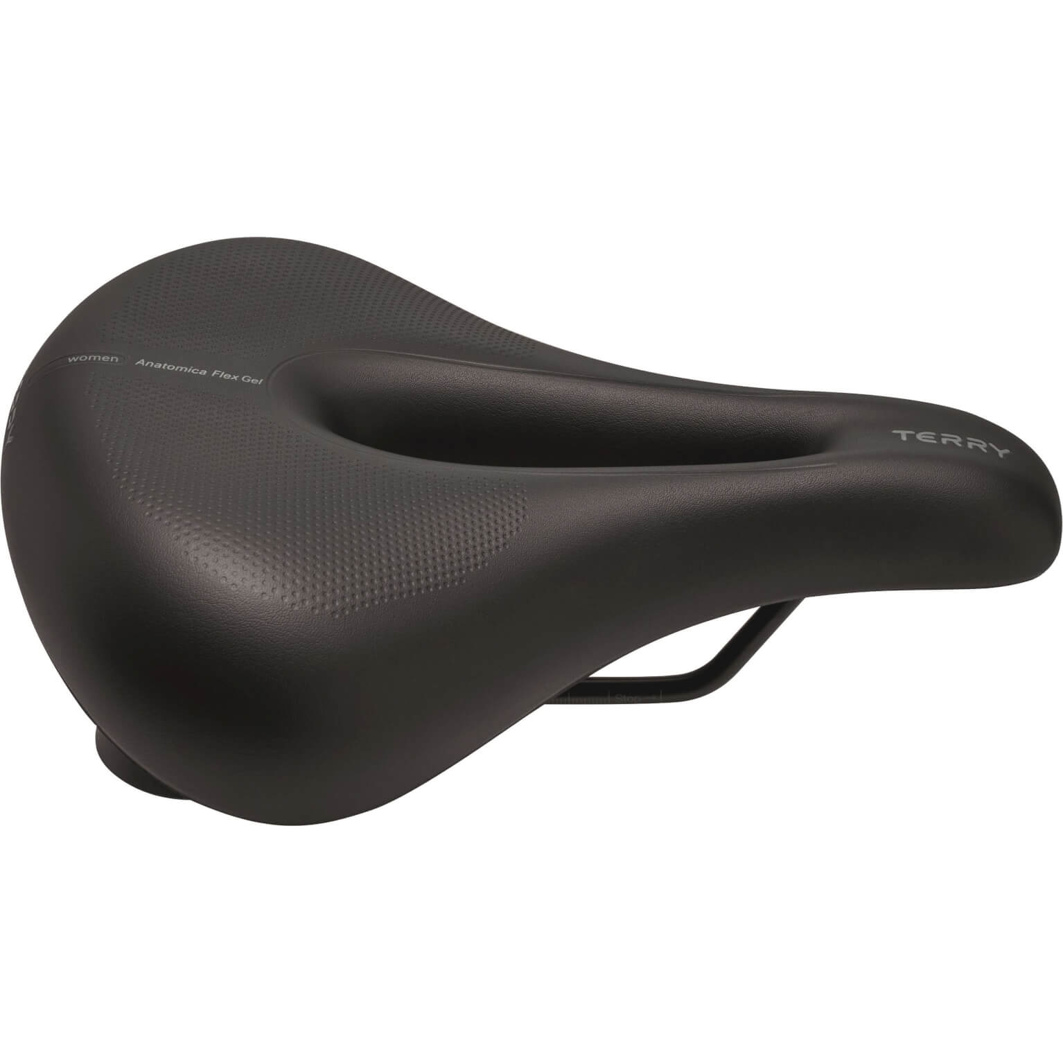 Terry zadel Anatomica Flex gel dames zwart