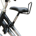 Zadel kinderzitje op buis damesfiets
