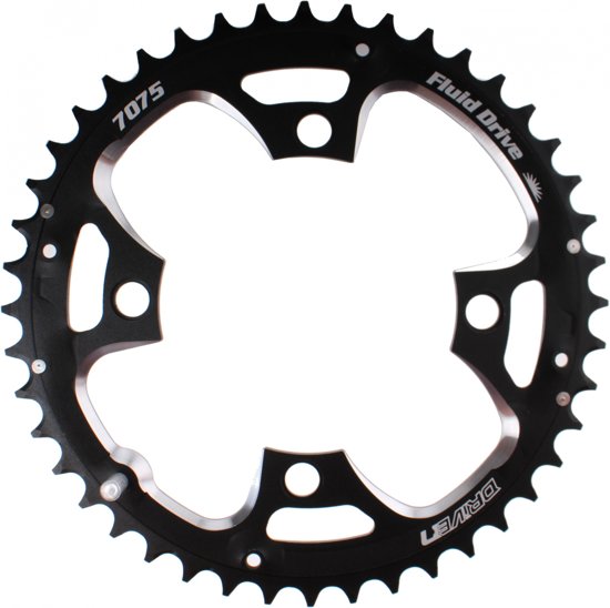 Sunrace 44t kettingblad crmx0, bcd 104mm zwart