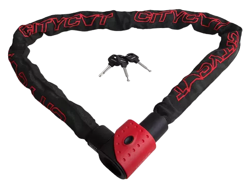 Citycat starry kettingslot art*** 120cm. met nylon hoes