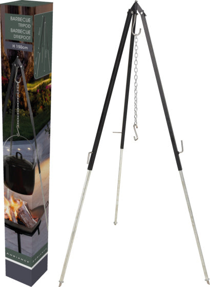 Ambiance BBQ Driepoot Standaard 150 cm met Ketting