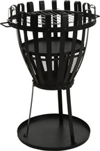Ambiance 2-in1 Vuurkorf met BBQ Grill 660°C Ø 54 cm Zwart