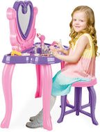 Pilsan Heart speelgoedmake-uptafel met geluid paars 21-delig