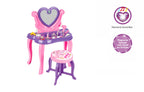 Pilsan Heart speelgoedmake-uptafel met geluid paars 21-delig