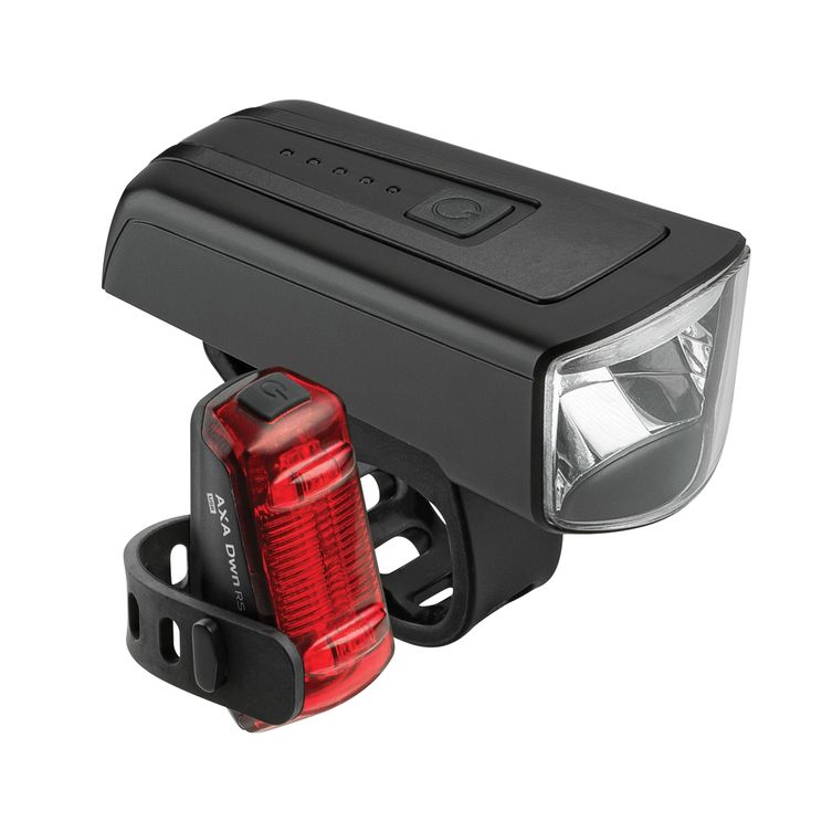 Verlichtingsset Axa Dwn Set 100 Lux USB-C oplaadbaar