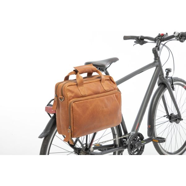 Newlooxs Tas new looxs cali cognac leather | 17l