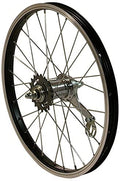 Hzb Achterwiel 16 inch etrto 305 remnaaf alu zwart