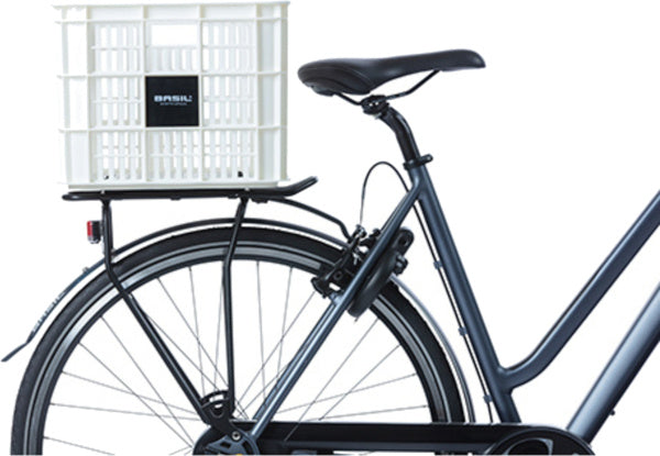 Basil fietskrat L - groot - 40 liter - wit