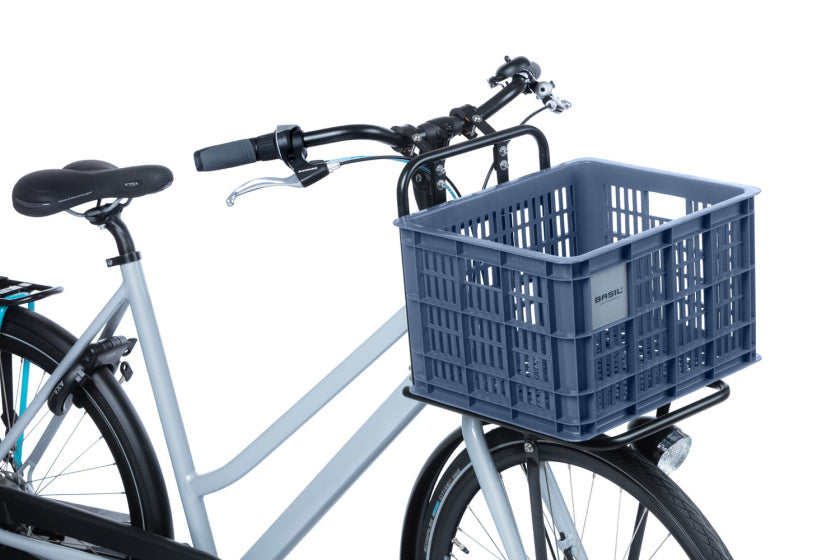 Basil fietskrat M - medium - 29.5 liter - blauw