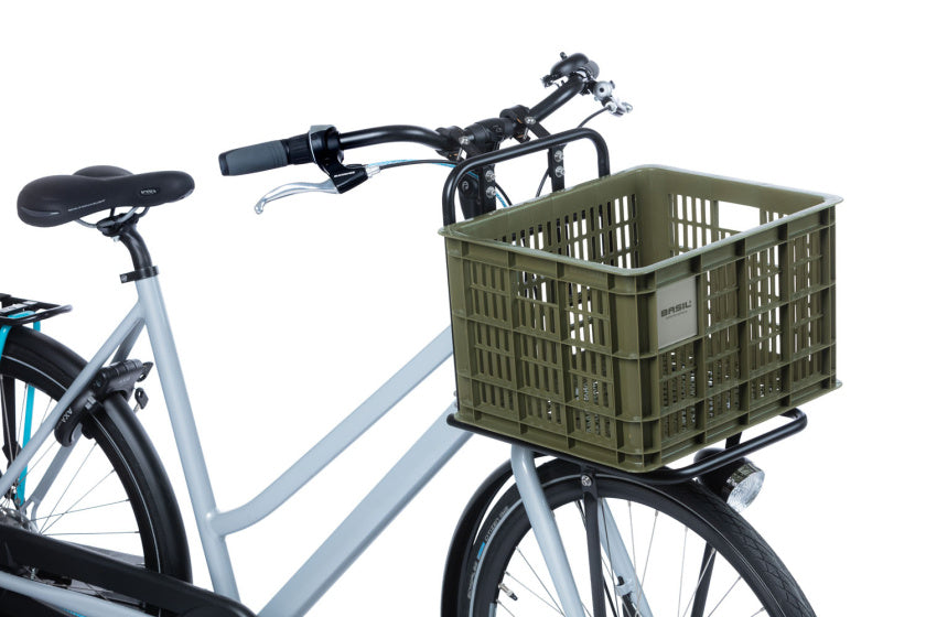 Basil fietskrat M - medium - 29.5 liter - groen