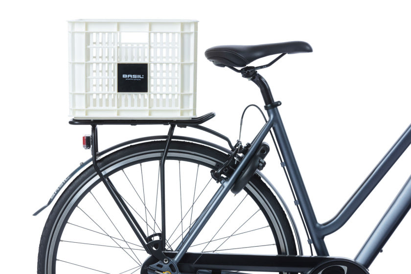 Basil fietskrat M - medium - 29.5 liter - wit