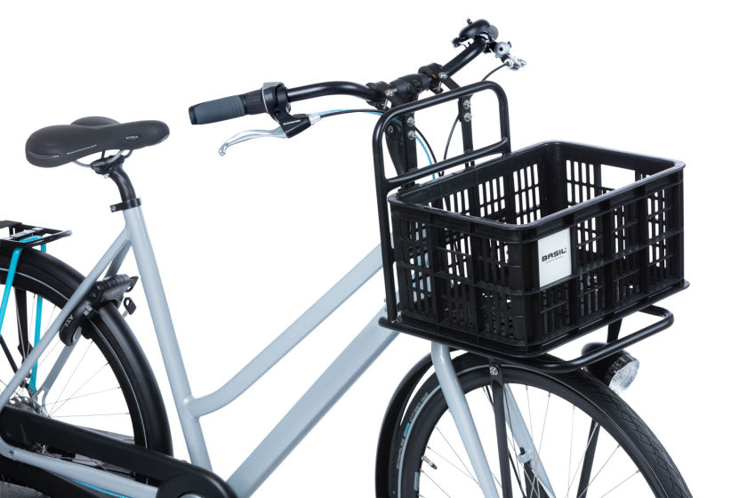Basil fietskrat S MIK - klein - 17.5 liter - zwart