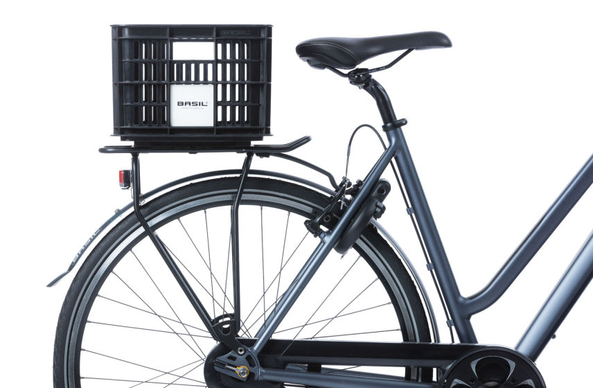 Basil fietskrat S MIK - klein - 17.5 liter - zwart