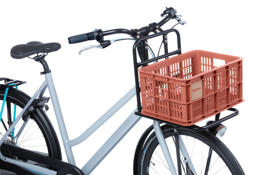 Basil fietskrat S - klein - 17.5 liter - rood