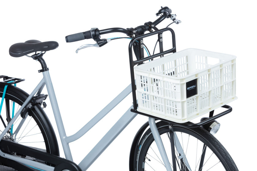 Basil fietskrat S - klein - 17.5 liter - wit