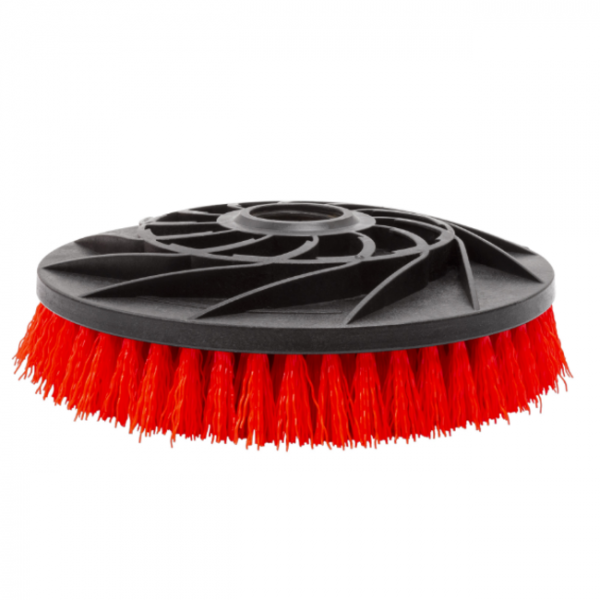 batavia twin brush harde borstel rood