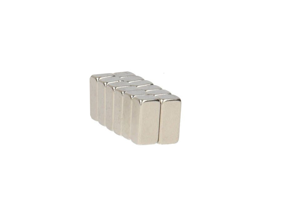 Bespaartopper blokmagneten - vernikkeld - 2700st. - in bulk