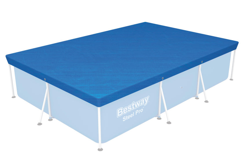Bestway afdekzeil steel pro rechthoek, 221cm