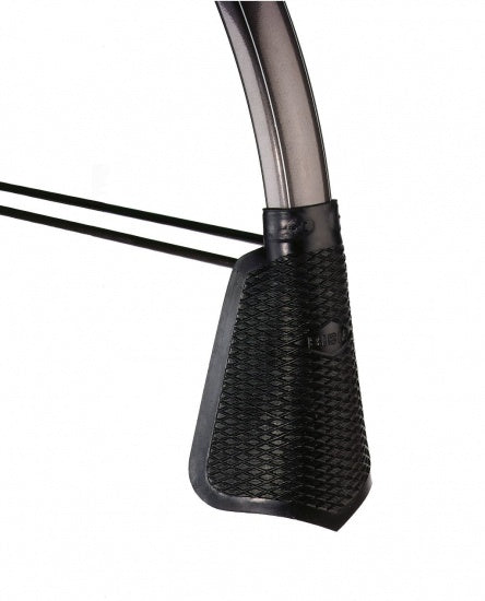Spatlap Classic ombuig 21 x 19 cm zwart