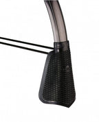 Spatlap Classic ombuig 21 x 19 cm zwart