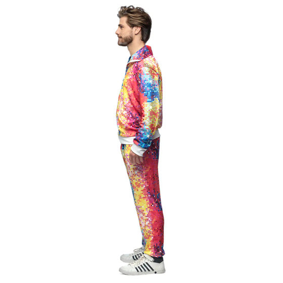 Boland Disco dude trainingspak heren multicolor maat L