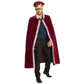 Boland Kostuumset Majesteit unisex polyester rood one-size