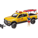 Bruder dodge ram 2500 reddingsbrigadeauto met strandwacht modelvoertuig (02506)